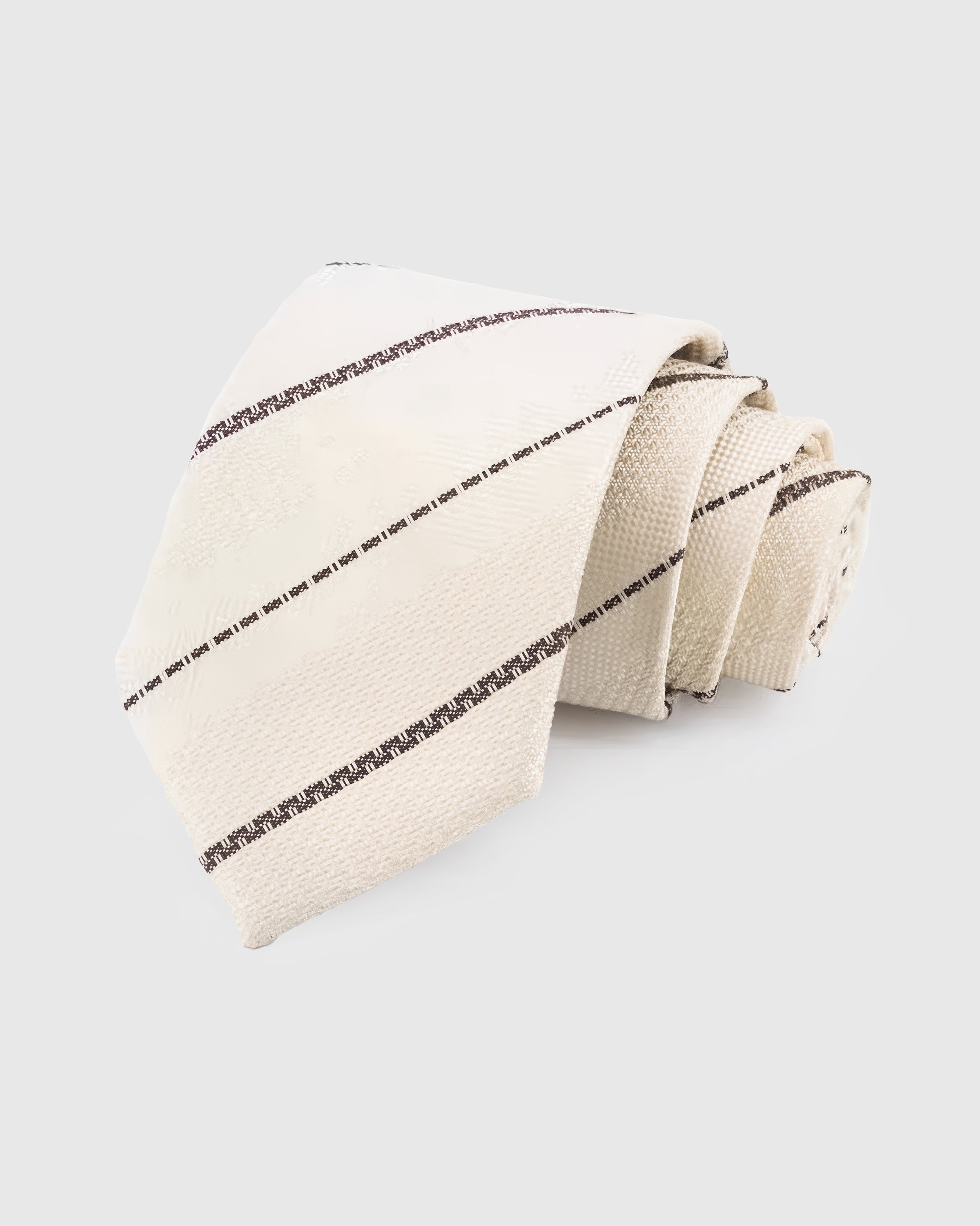 IVORY PINSTRIPE TIE