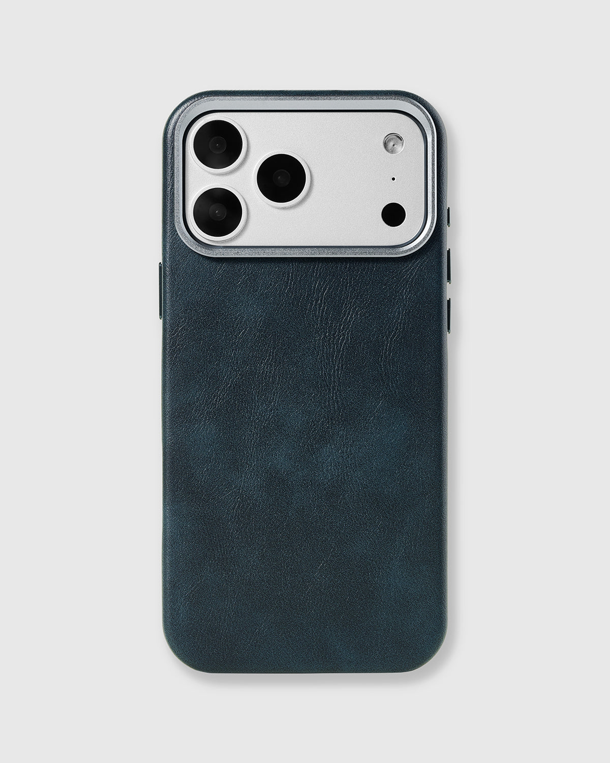VINTAGE LEATHER NA CASE NG TELEPONO — BLUE