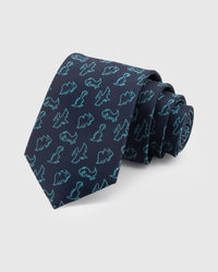 MIDNIGHT DINO TIE