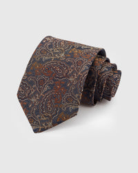 MIDNIGHT PAISLEY TAPESTRY TIE