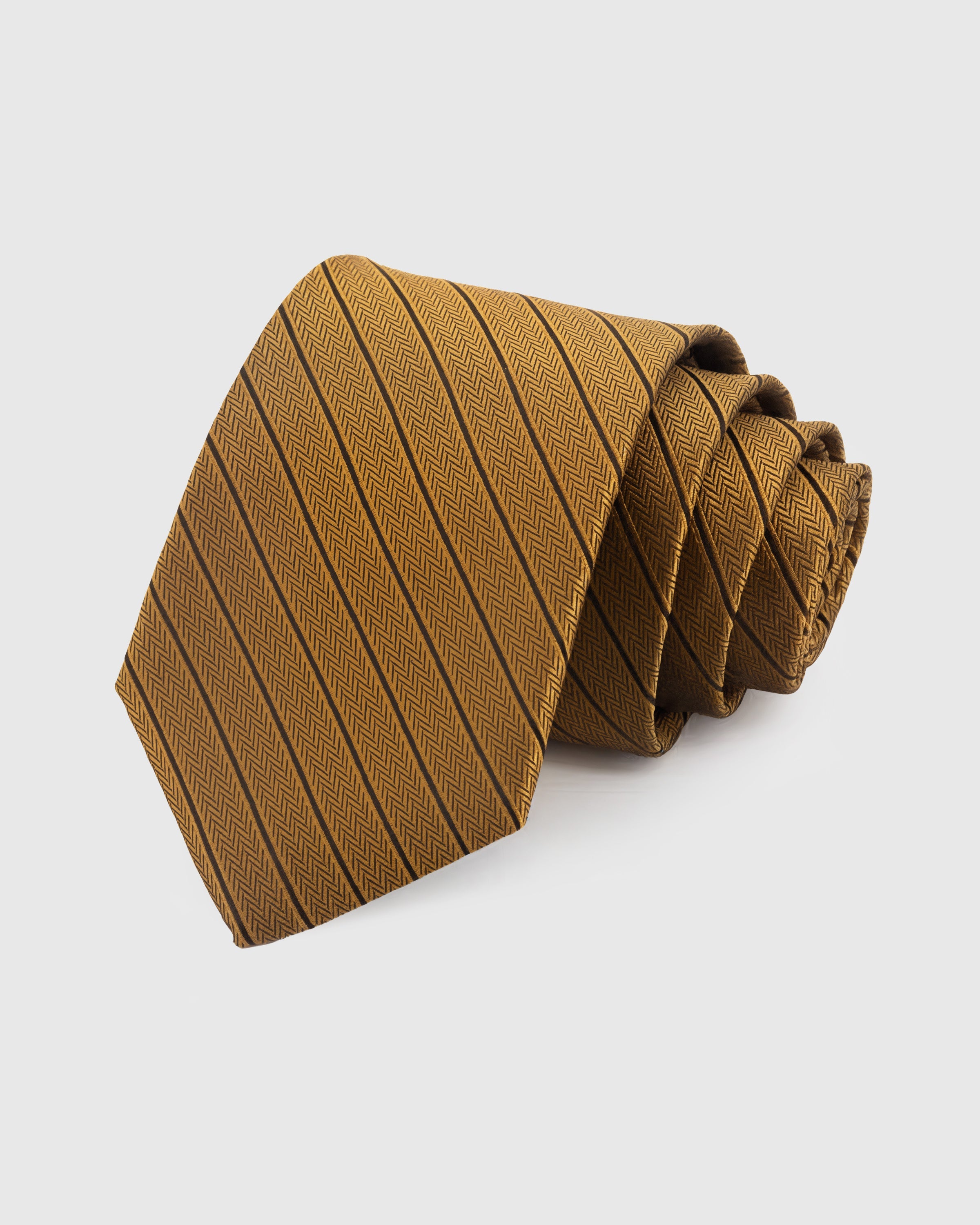 AMBER HERRINGBONE TIE