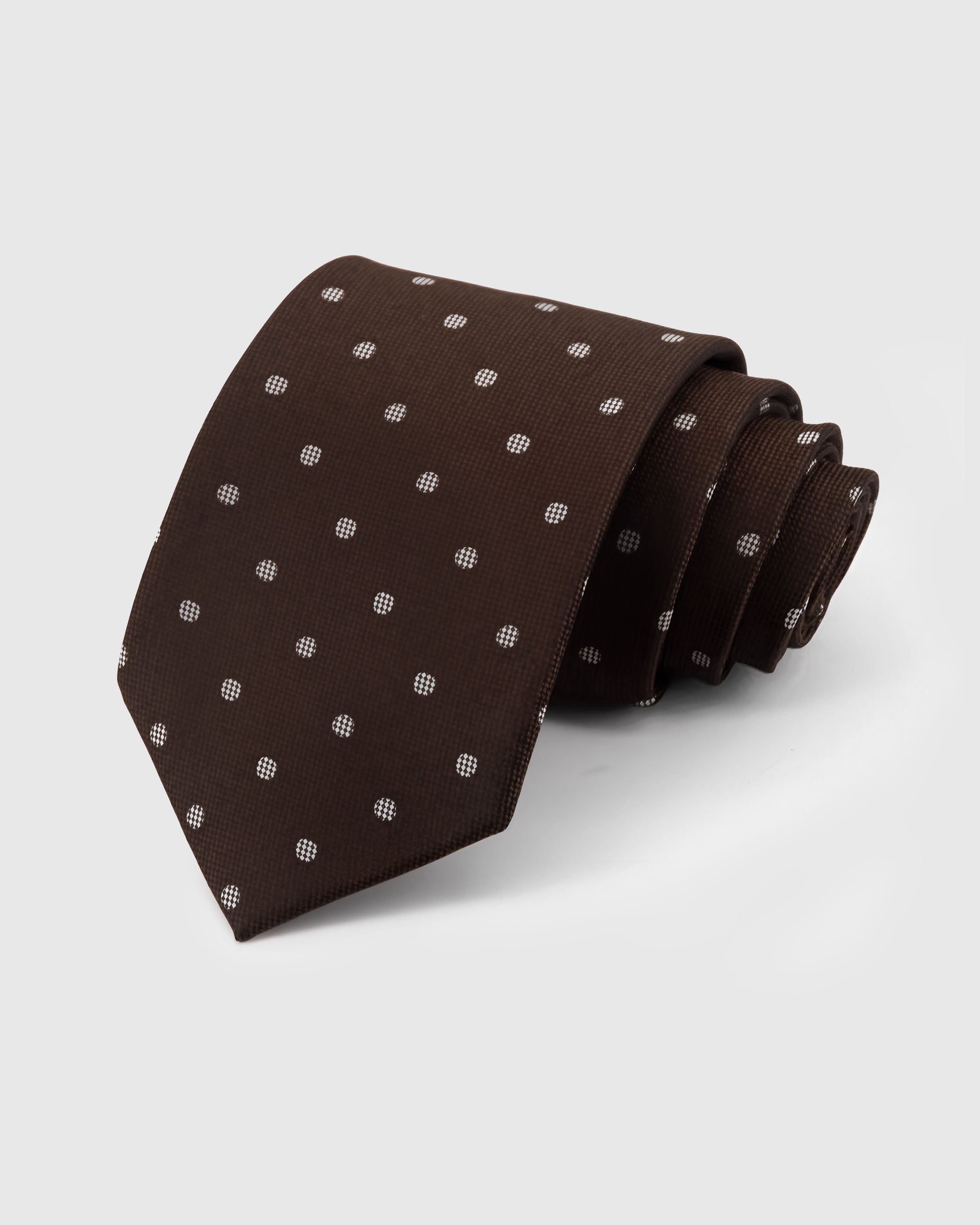 WALNUT POLKA TIE