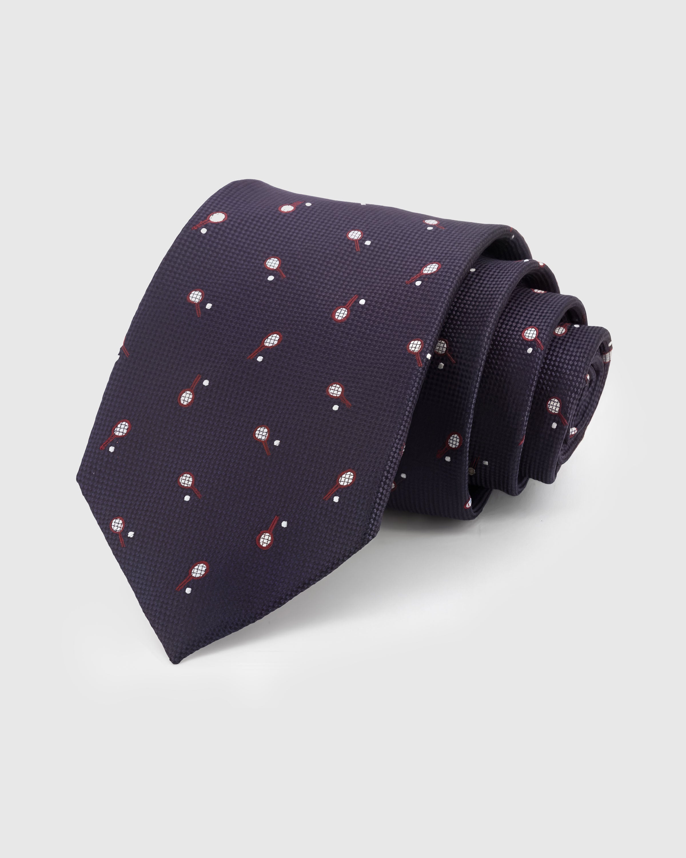 PLUM RACQUET TIE
