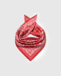 ROUGE BANDANA SILK SCARF
