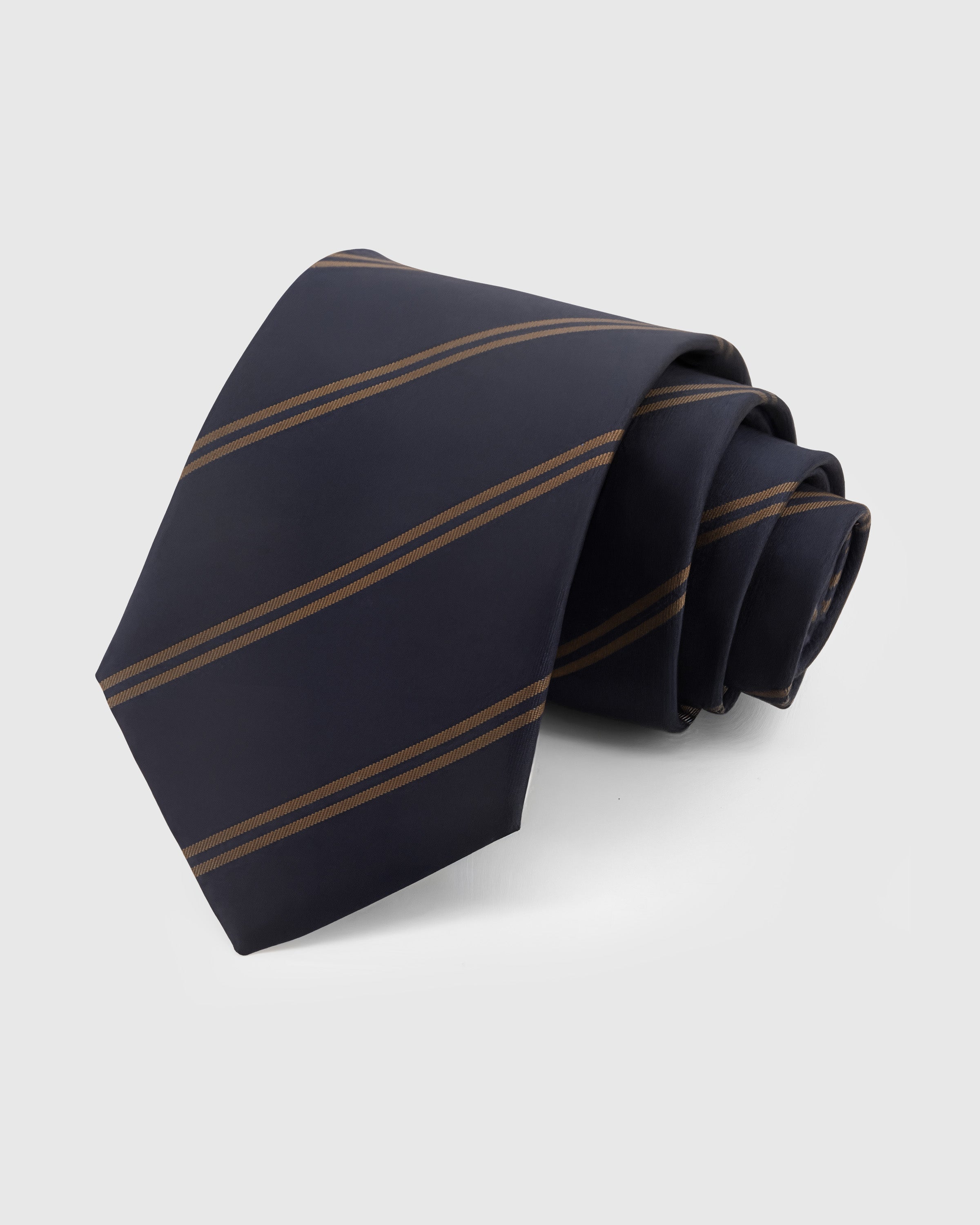 MIDNIGHT BRONZE STRIPE TIE