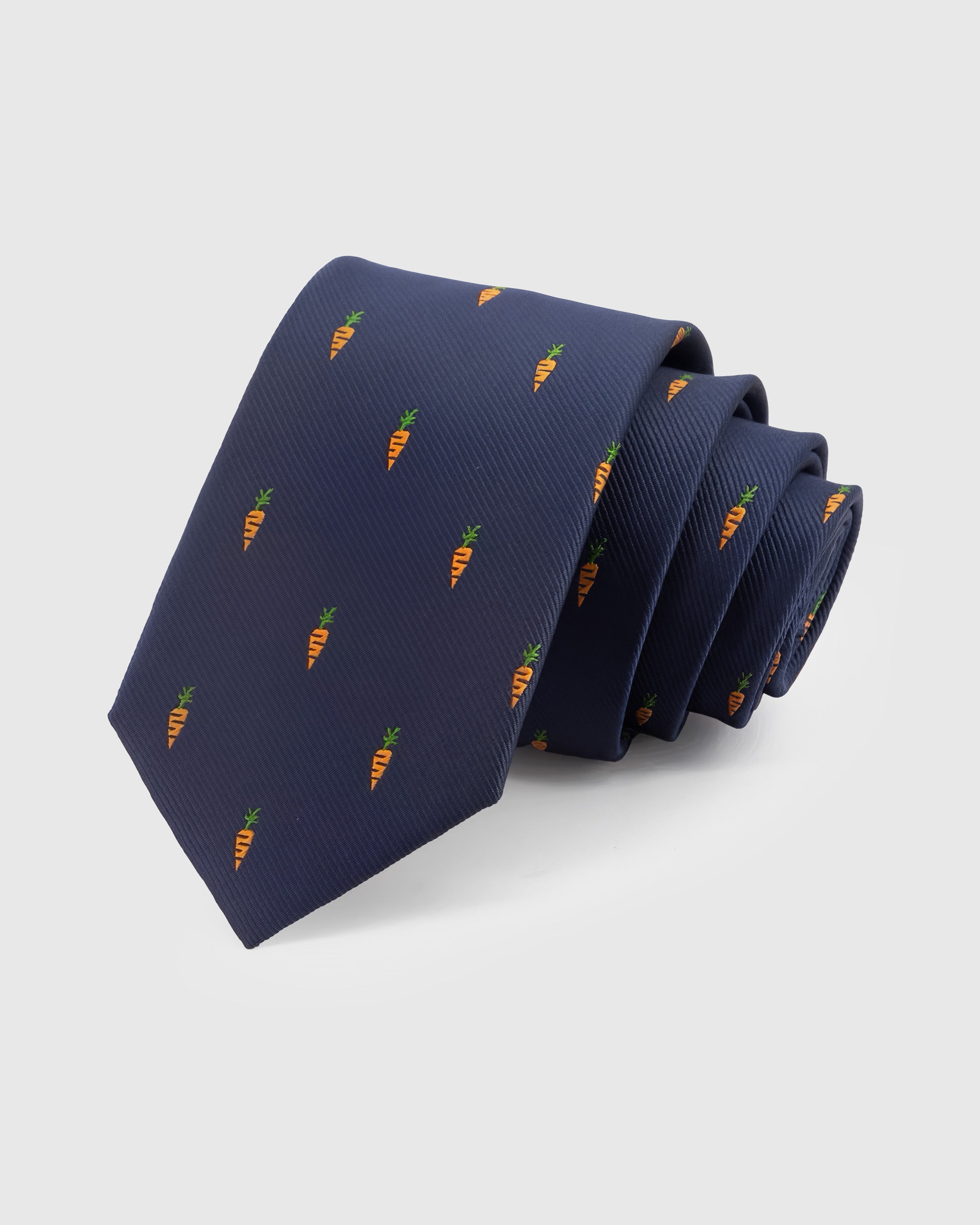 NAVY CARROT TIE