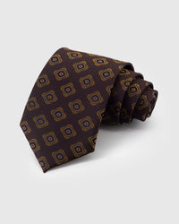 CHOCOLATE MOSAIC TIE