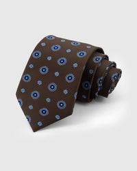 MOCHA SUNBURST TIE
