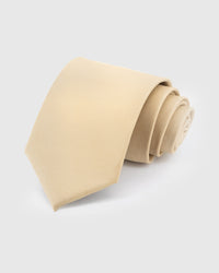 CHAMPAGNE SOLID TIE