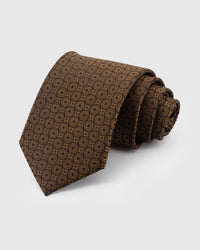 UMBER COIN MEDALLION TIE