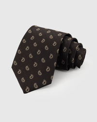 MIDNIGHT PAISLEY TIE