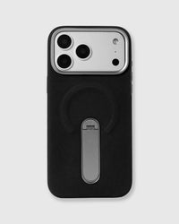 STAND PHONE CASE — BLACK