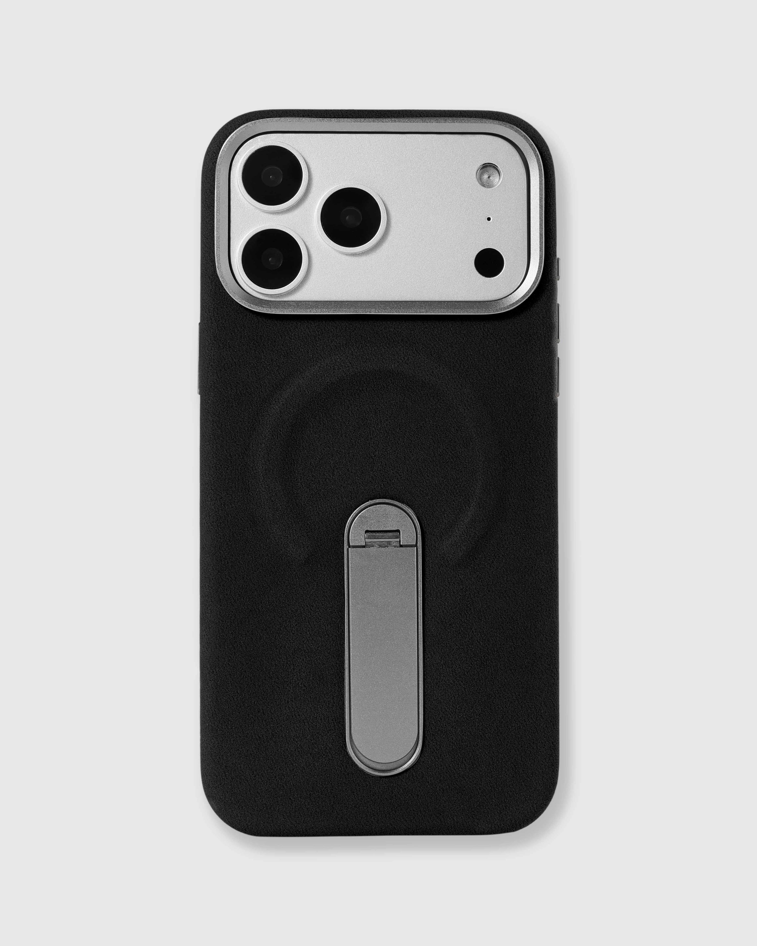 STAND PHONE CASE — BLACK