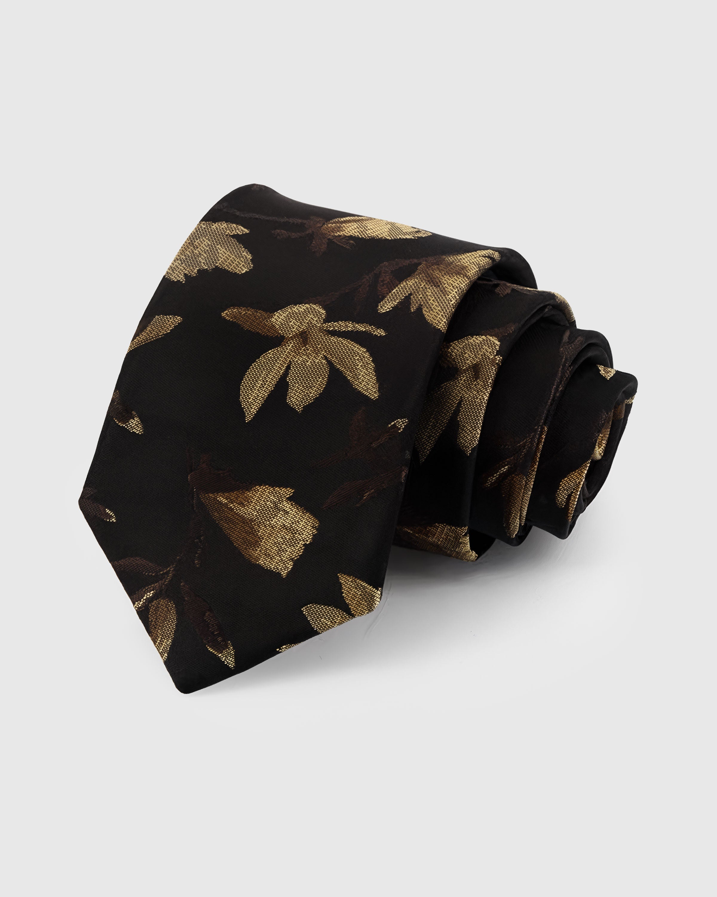 NOIR GILDED BLOOM TIE