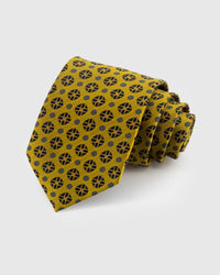 AMBER MEDALLION TIE