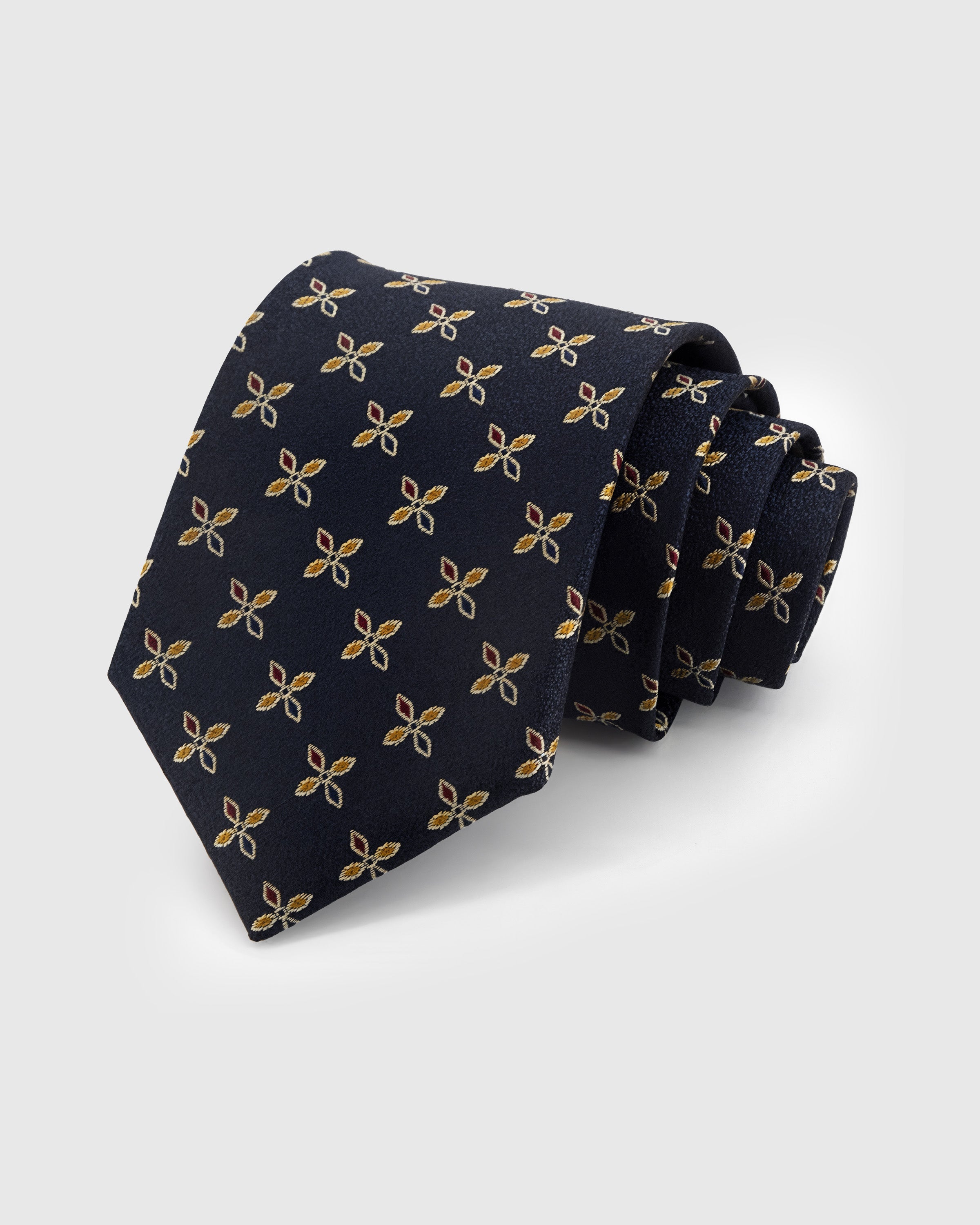 MIDNIGHT FLORET TIE
