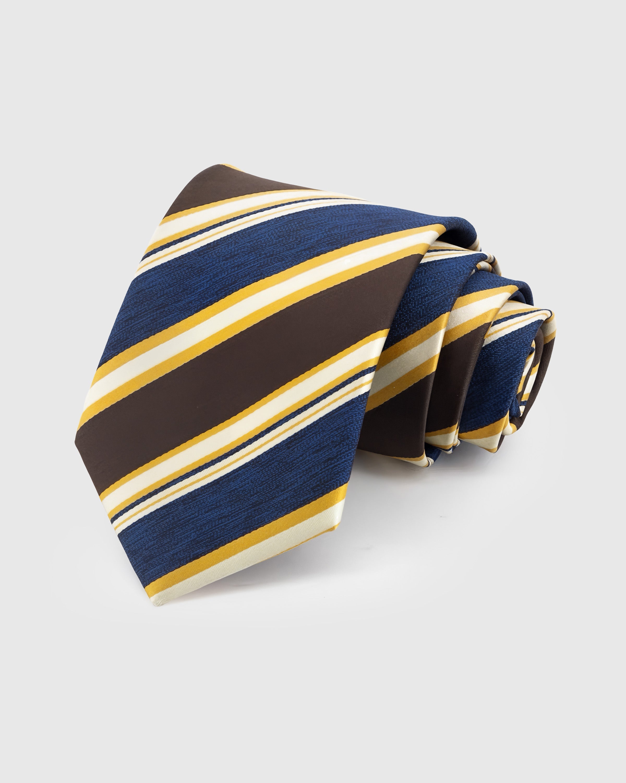 NAVY REGIMENT STRIPE TIE