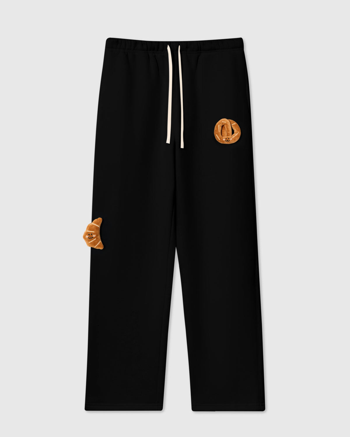 DOUBLE CROISSANT PLUSH SWEATPANTS