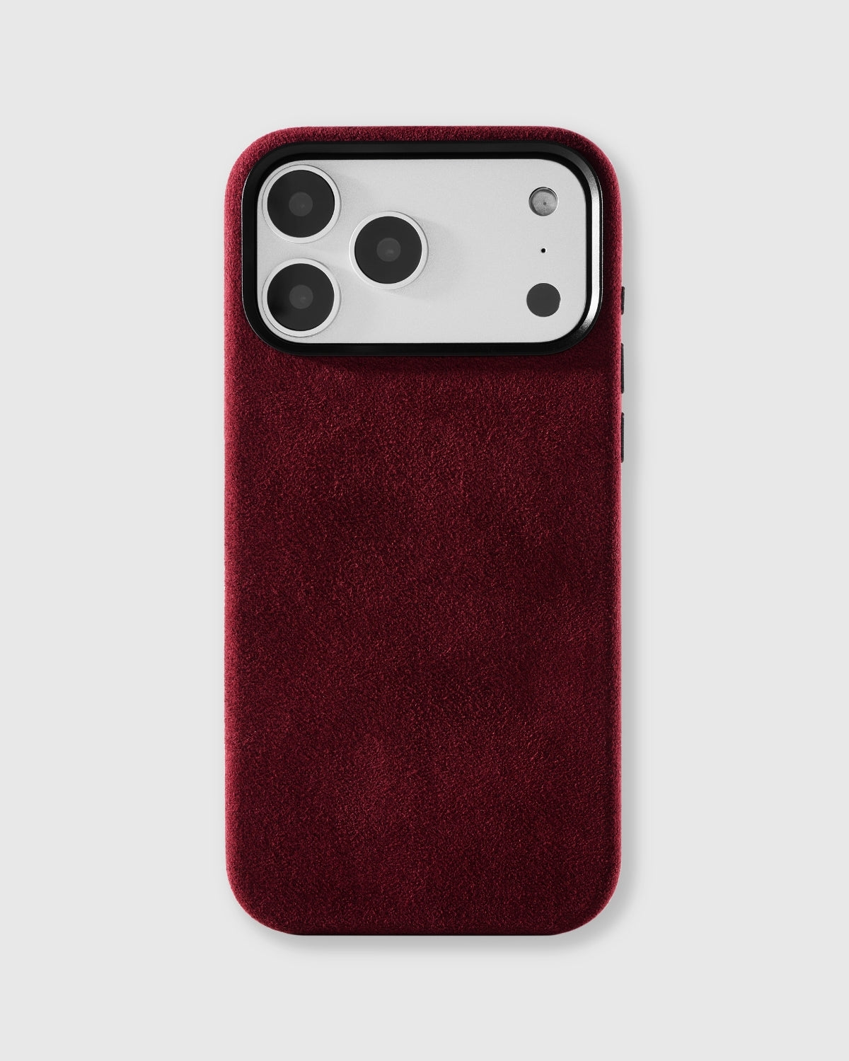 ALCANTARA PHONE CASE — BORDEAUX