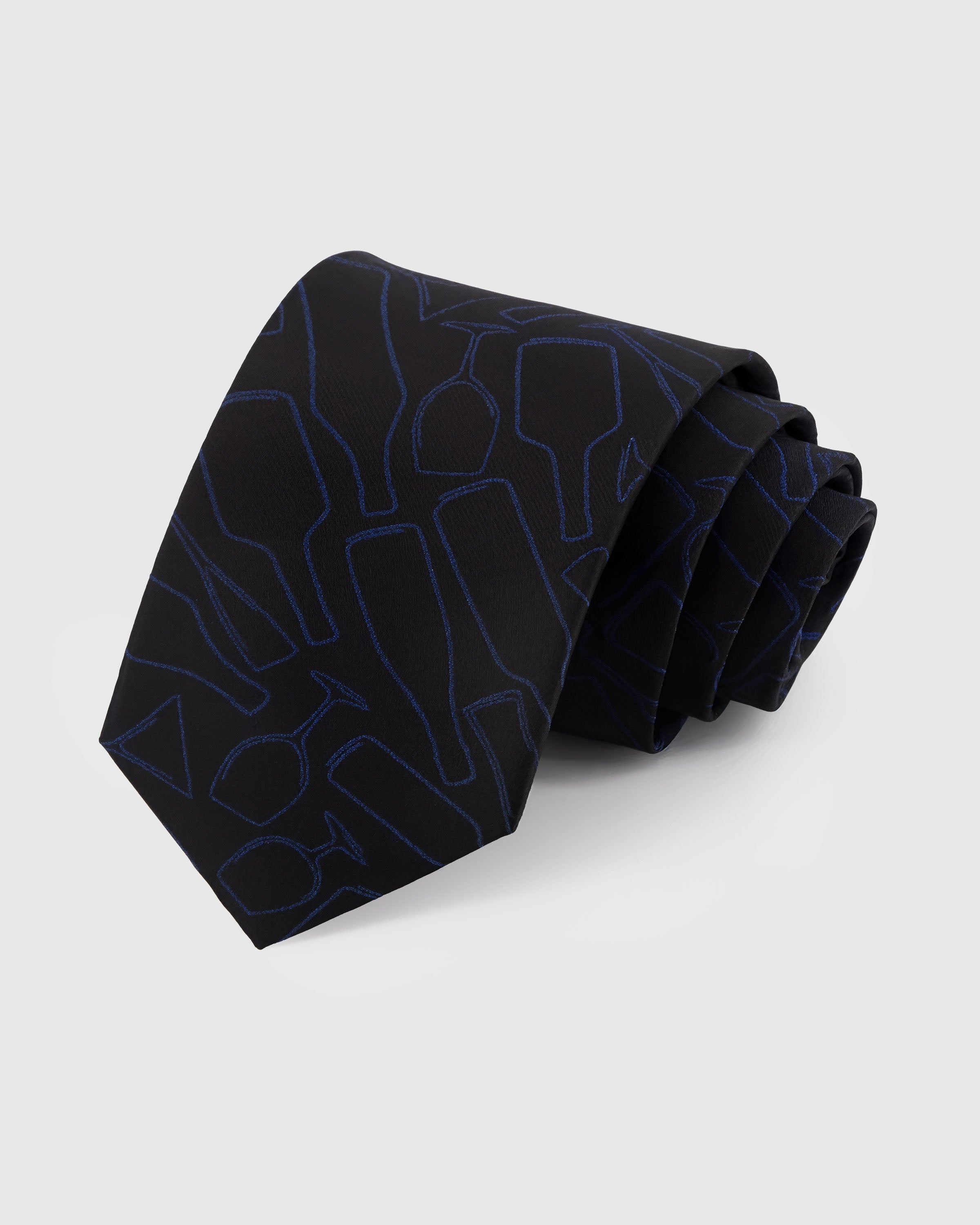 MIDNIGHT BLUEPRINT TIE