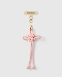 BLUSH BOW PHONE STRAP