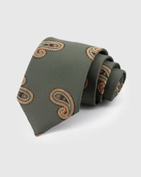 SAGE PAISLEY TIE
