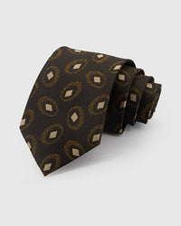 UMBER MEDALLION TIE