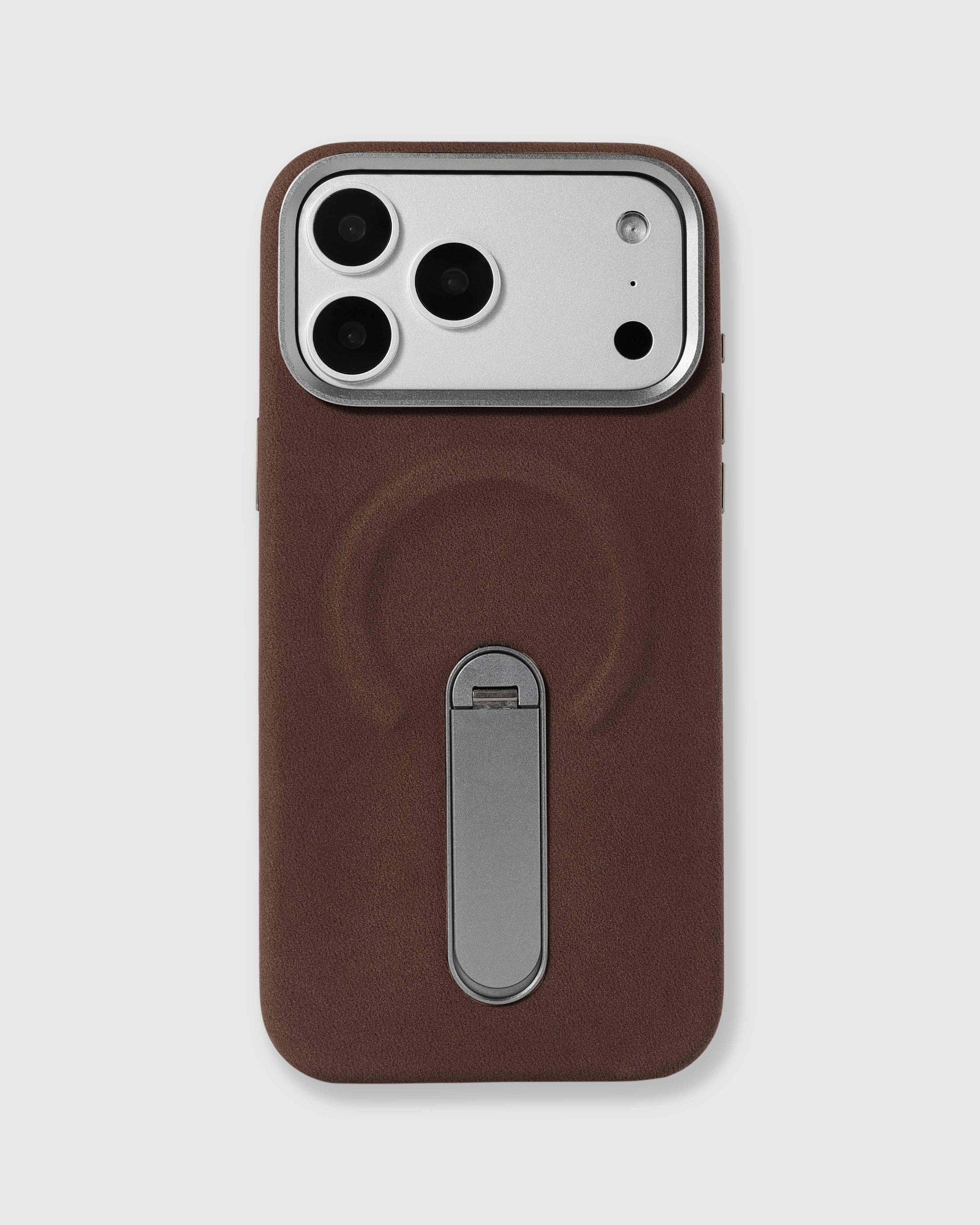 STAND PHONE CASE — BROWN