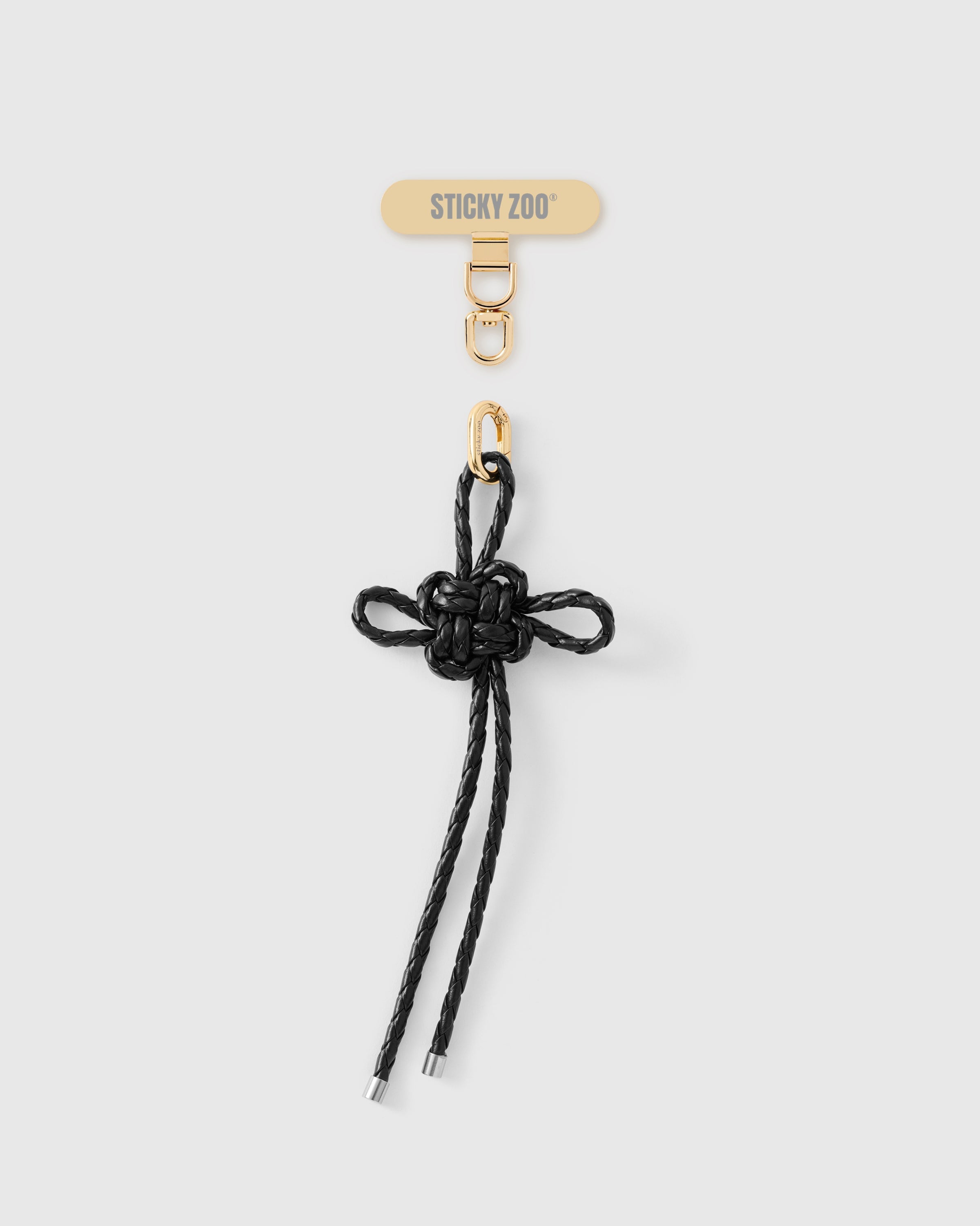 NOIR BOW PHONE STRAP
