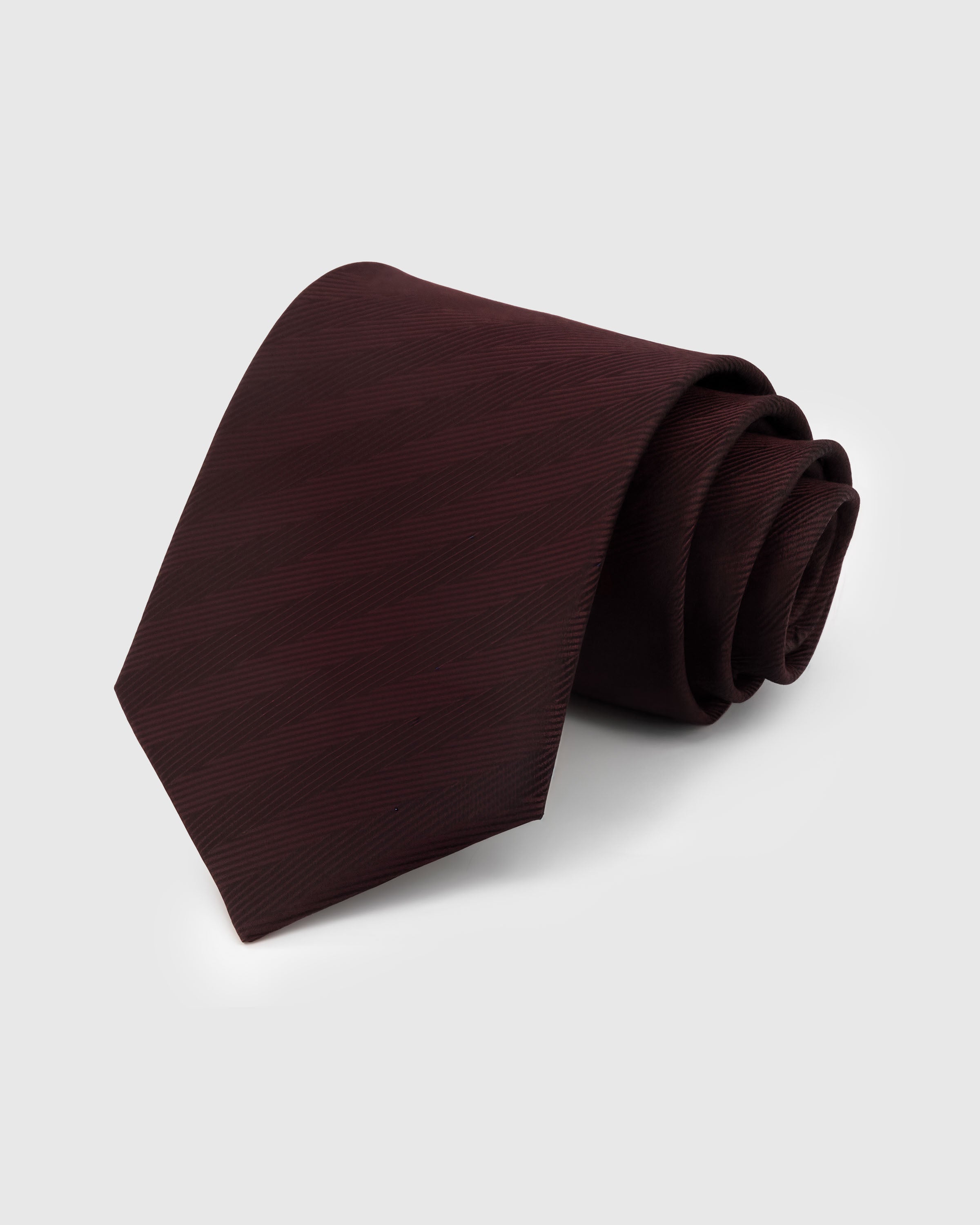 MERLOT TONAL STRIPE TIE