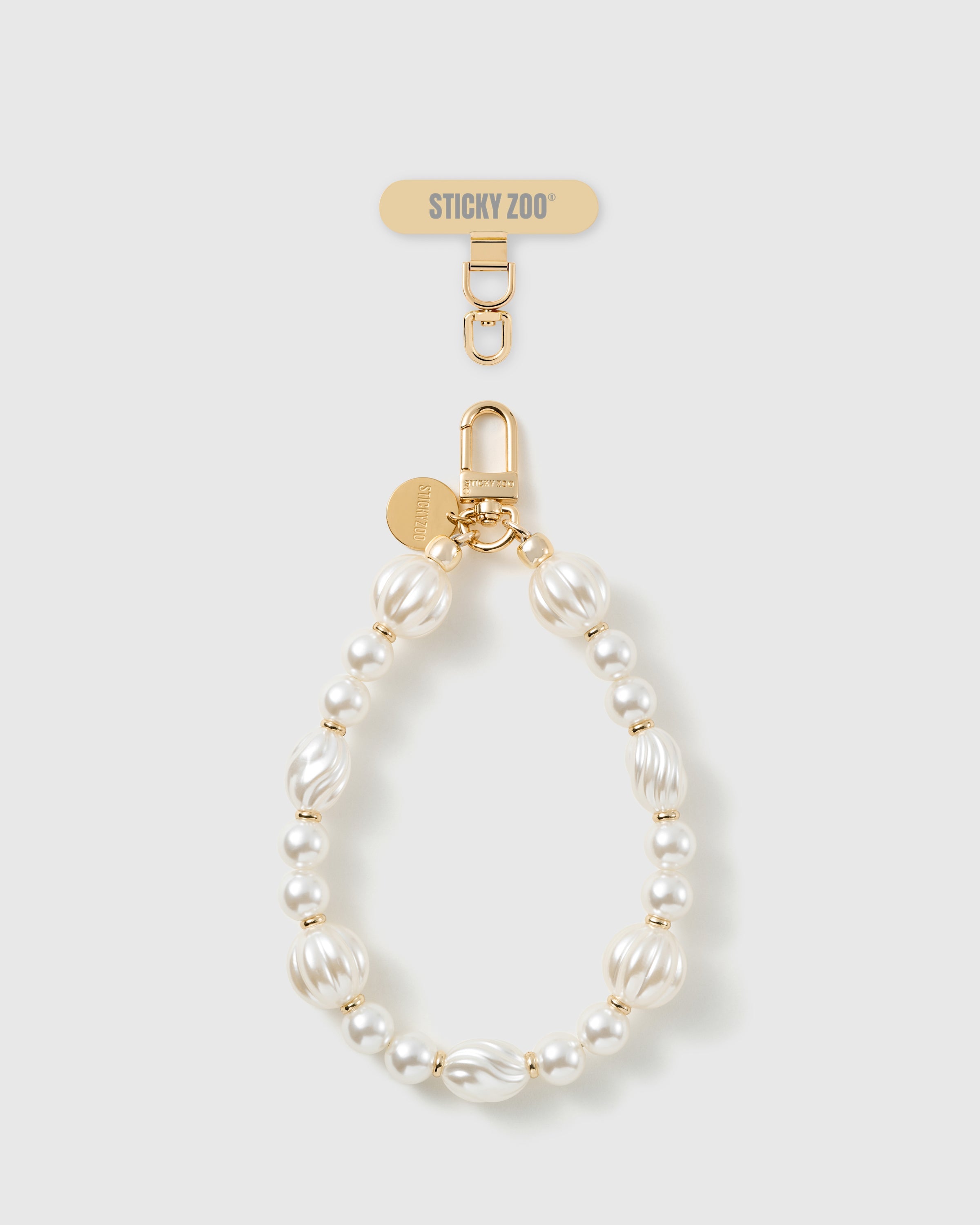 IVORY PEARL PHONE STRAP