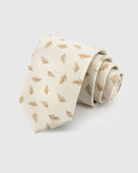 IVORY FEATHER TIE