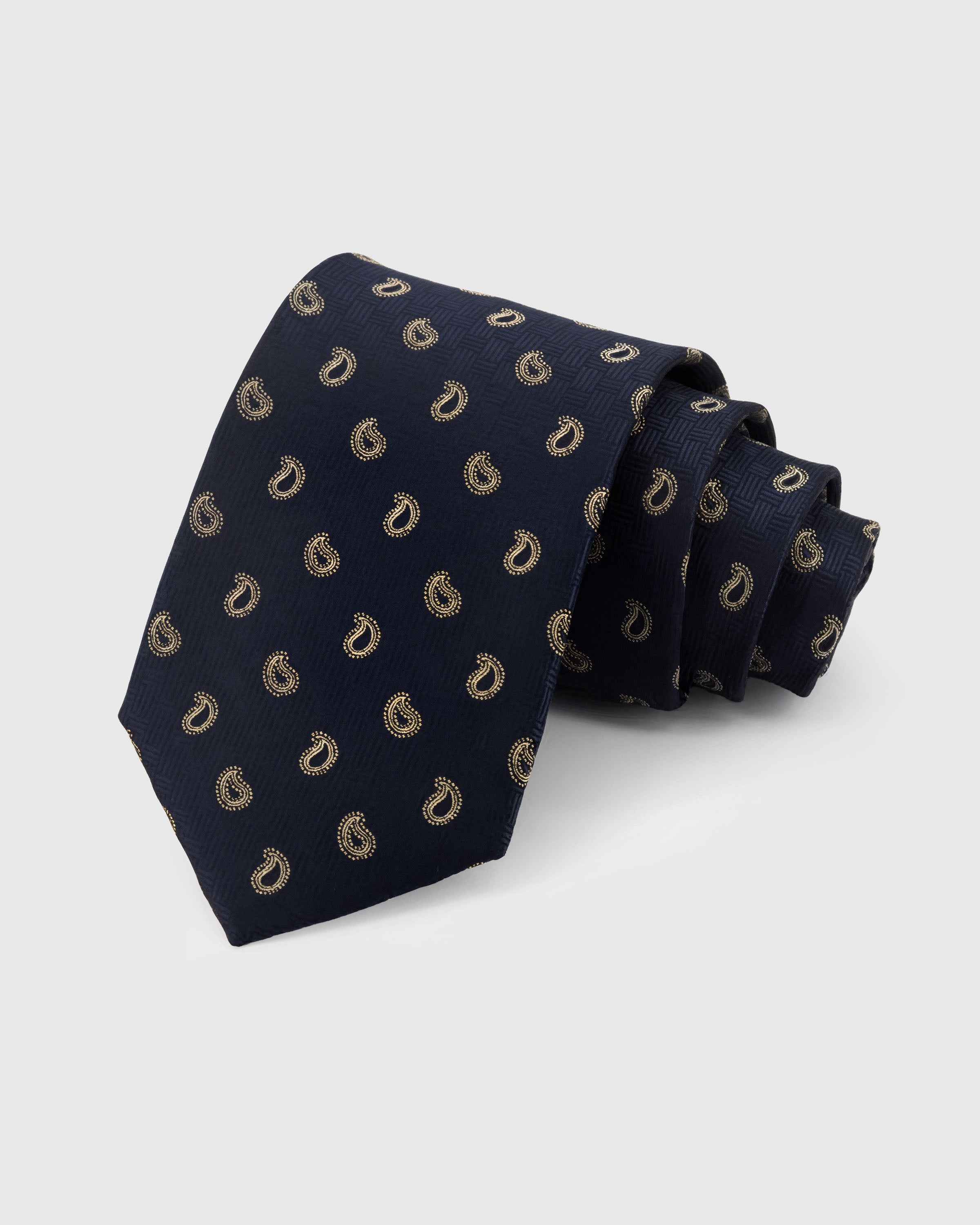 BRONZE HERRINGBONE TIE