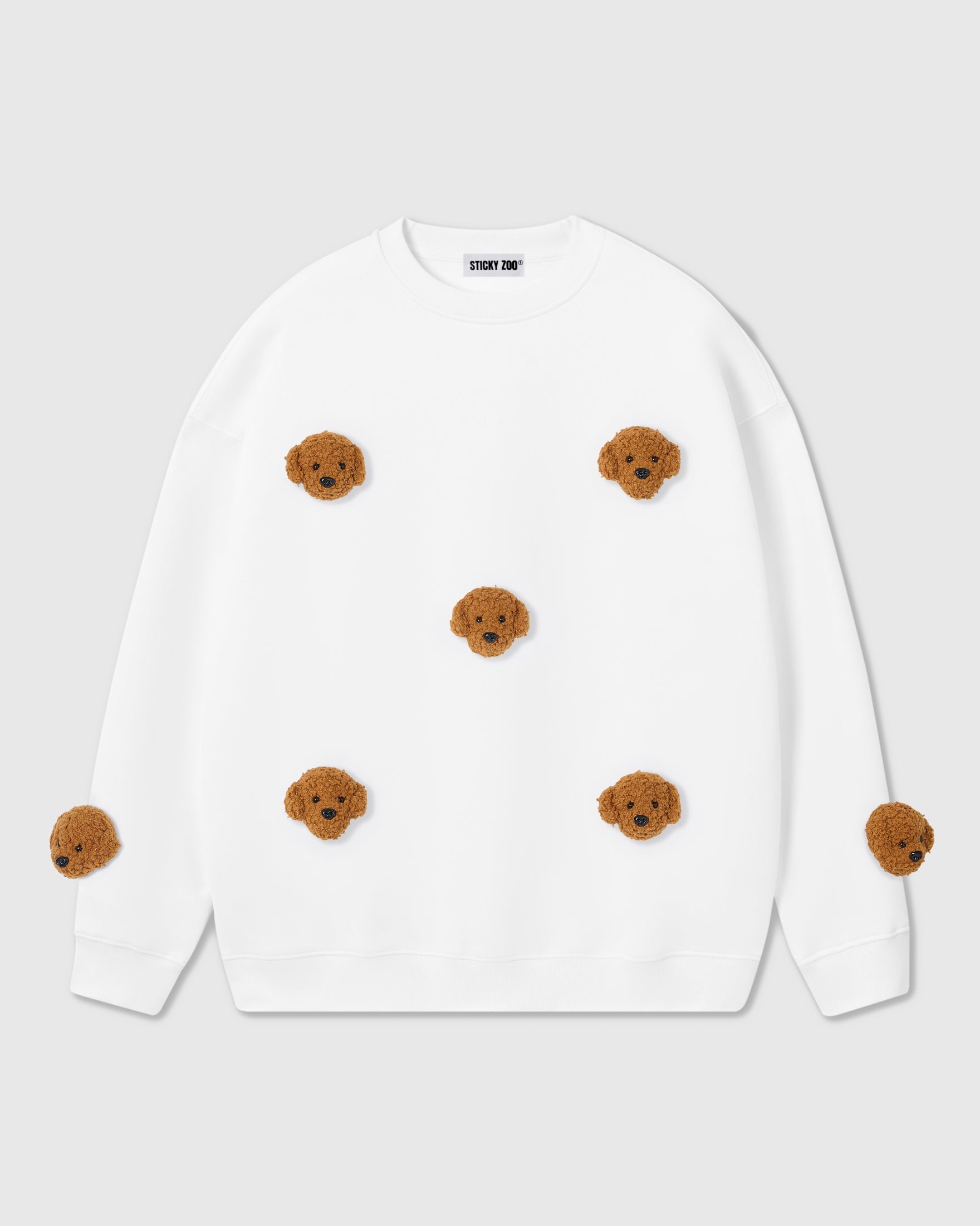 POODLE PARADE SWEATSHIRT