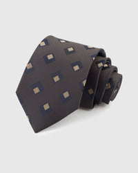 GRAPHITE DIAMOND TIE