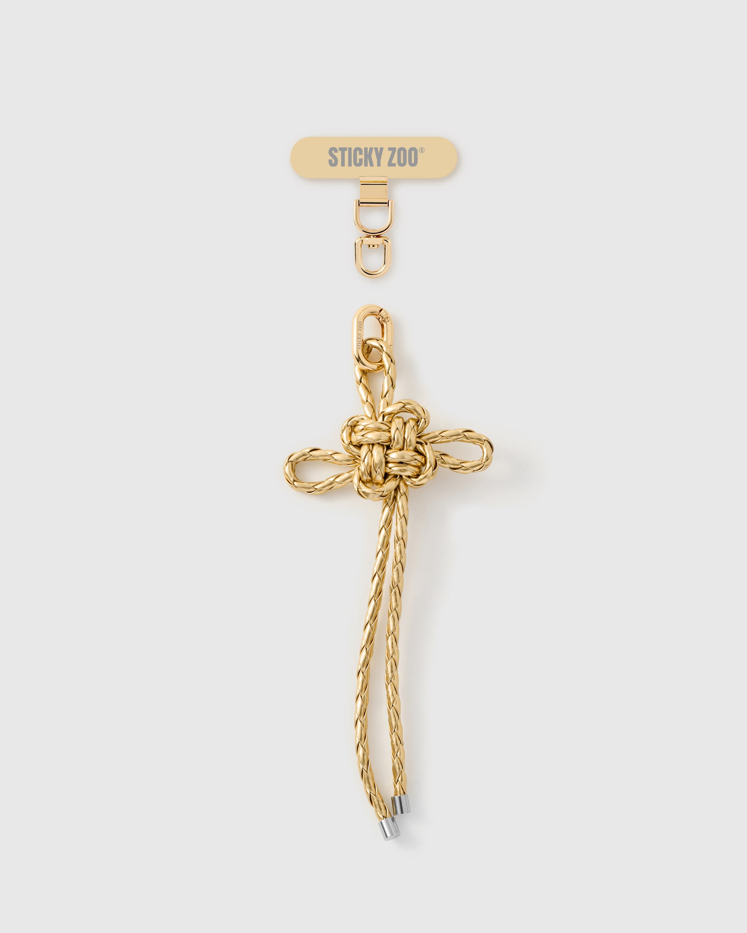 CHAMPAGNE BOW PHONE STRAP