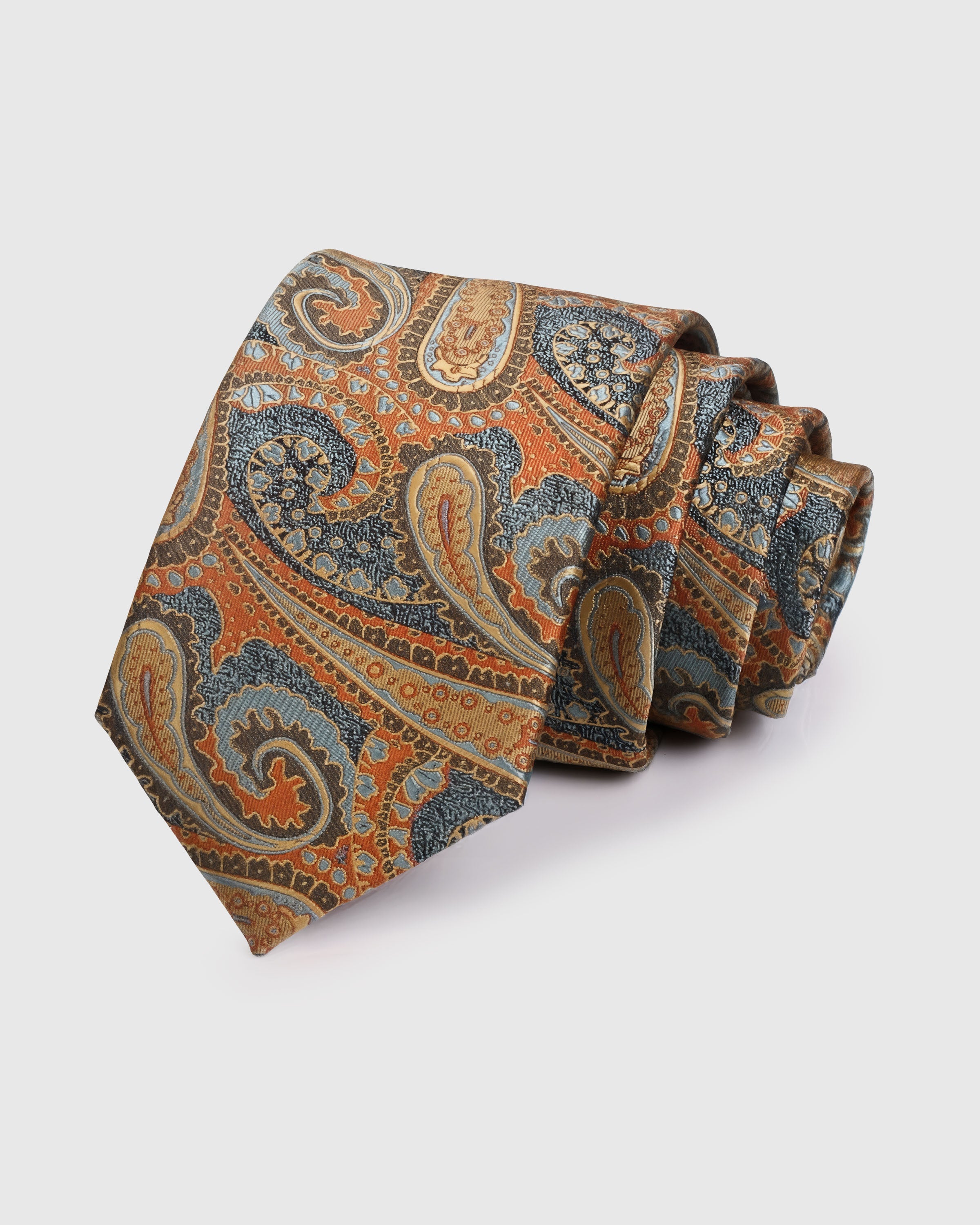 COPPER PAISLEY TIE