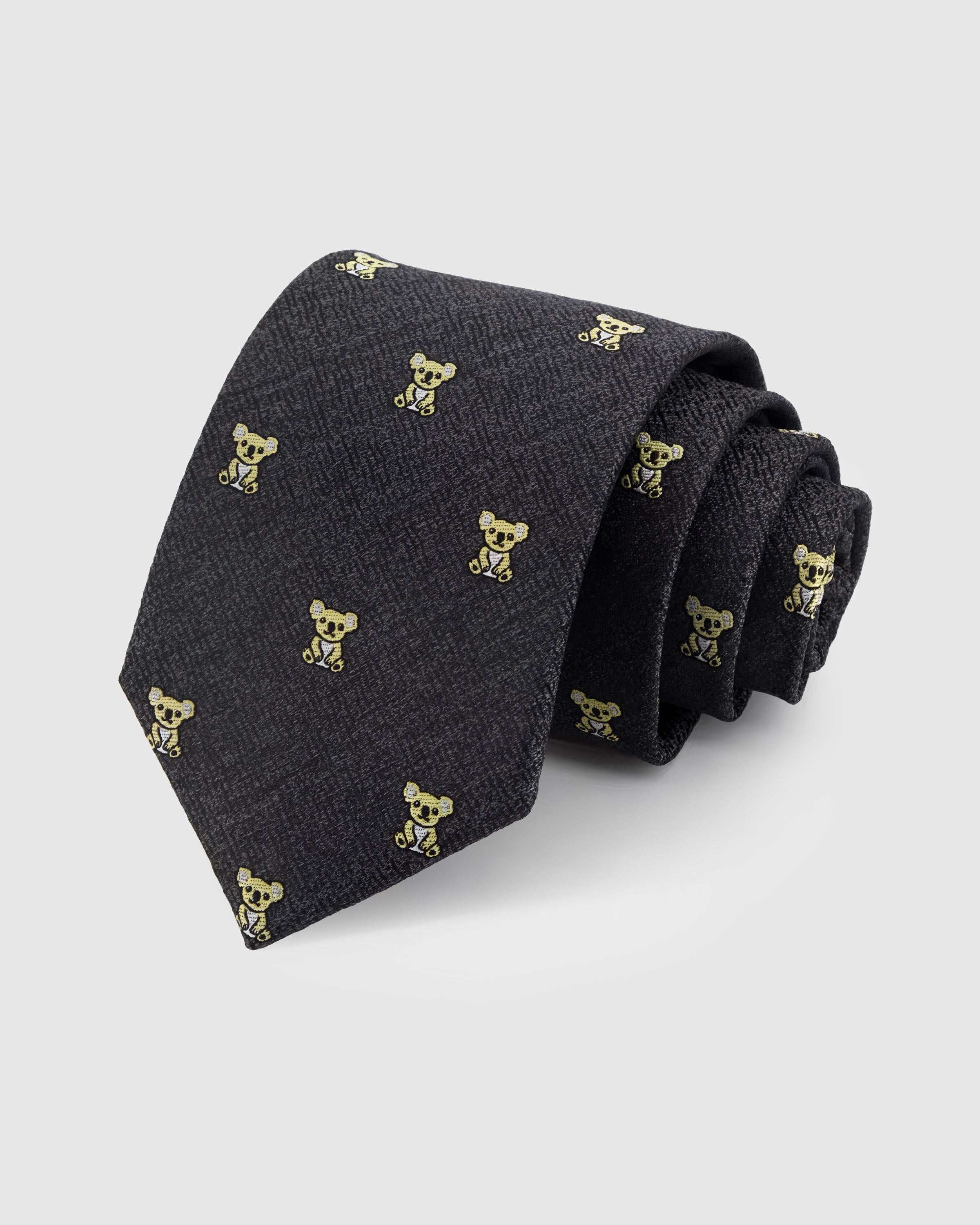 CHARCOAL KOALA TIE