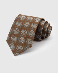 TAWNY PAISLEY TIE