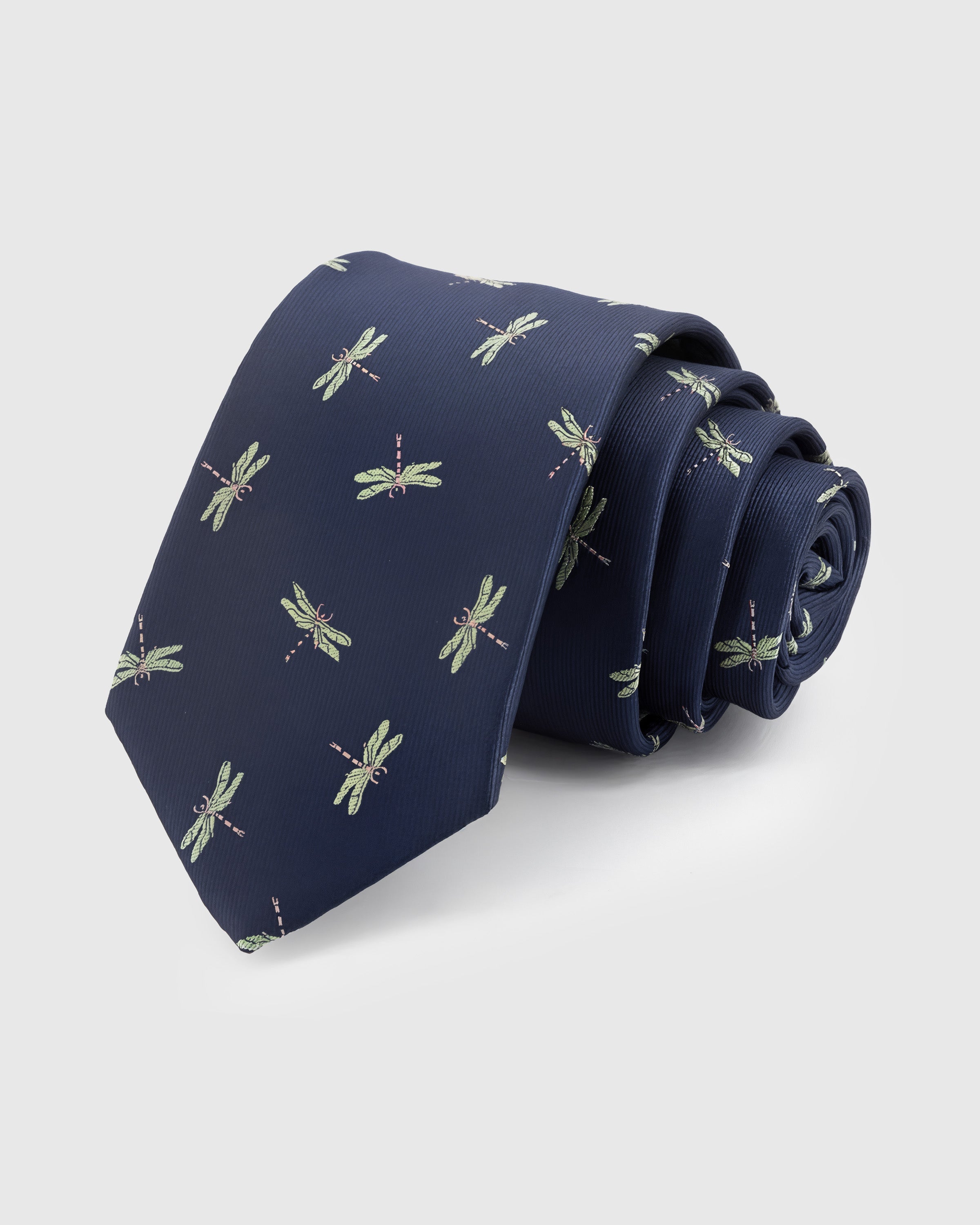 NAVY DRAGONFLY TIE