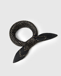 ONYX SEED SILK SCARF