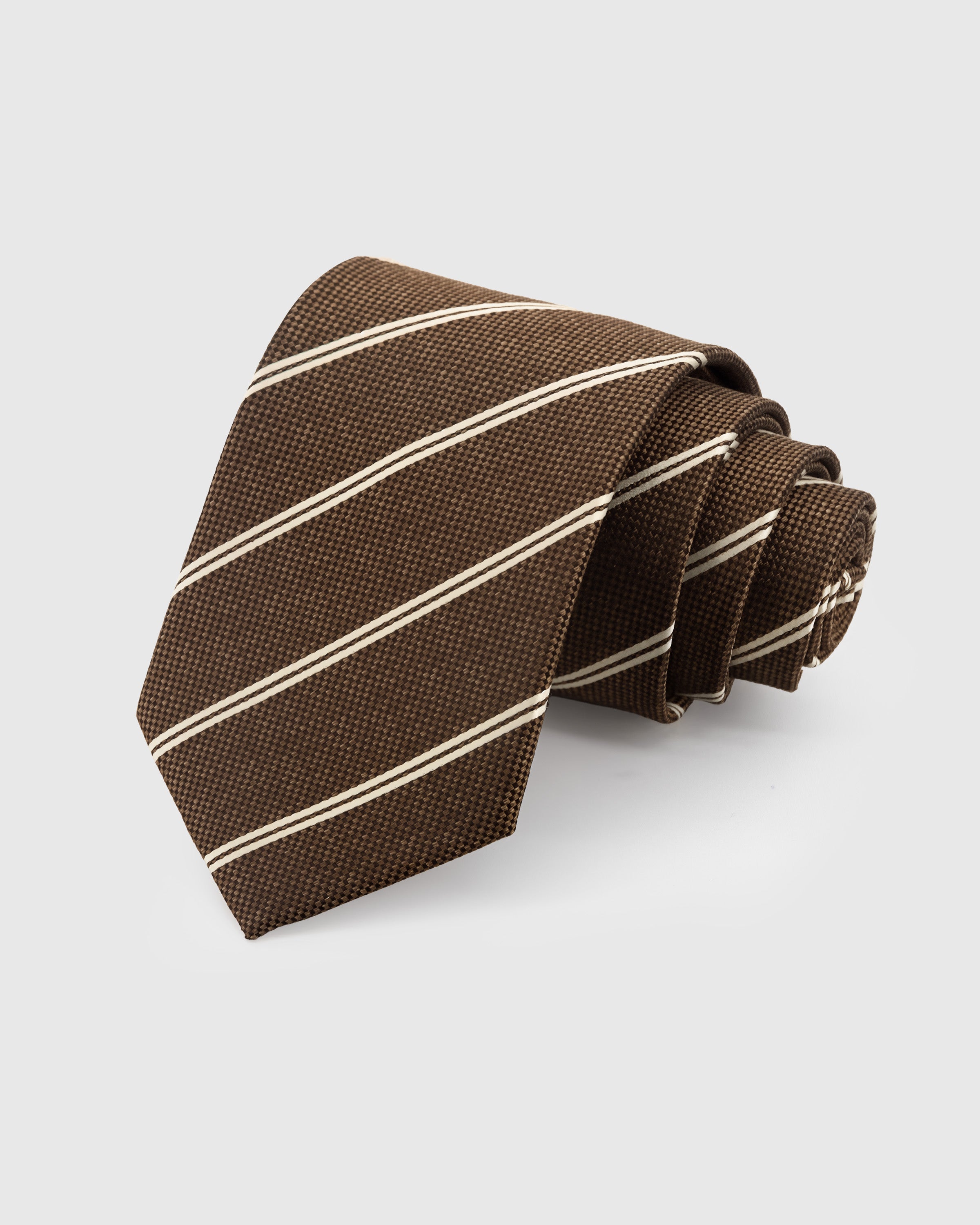 ESPRESSO PENCIL STRIPE TIE