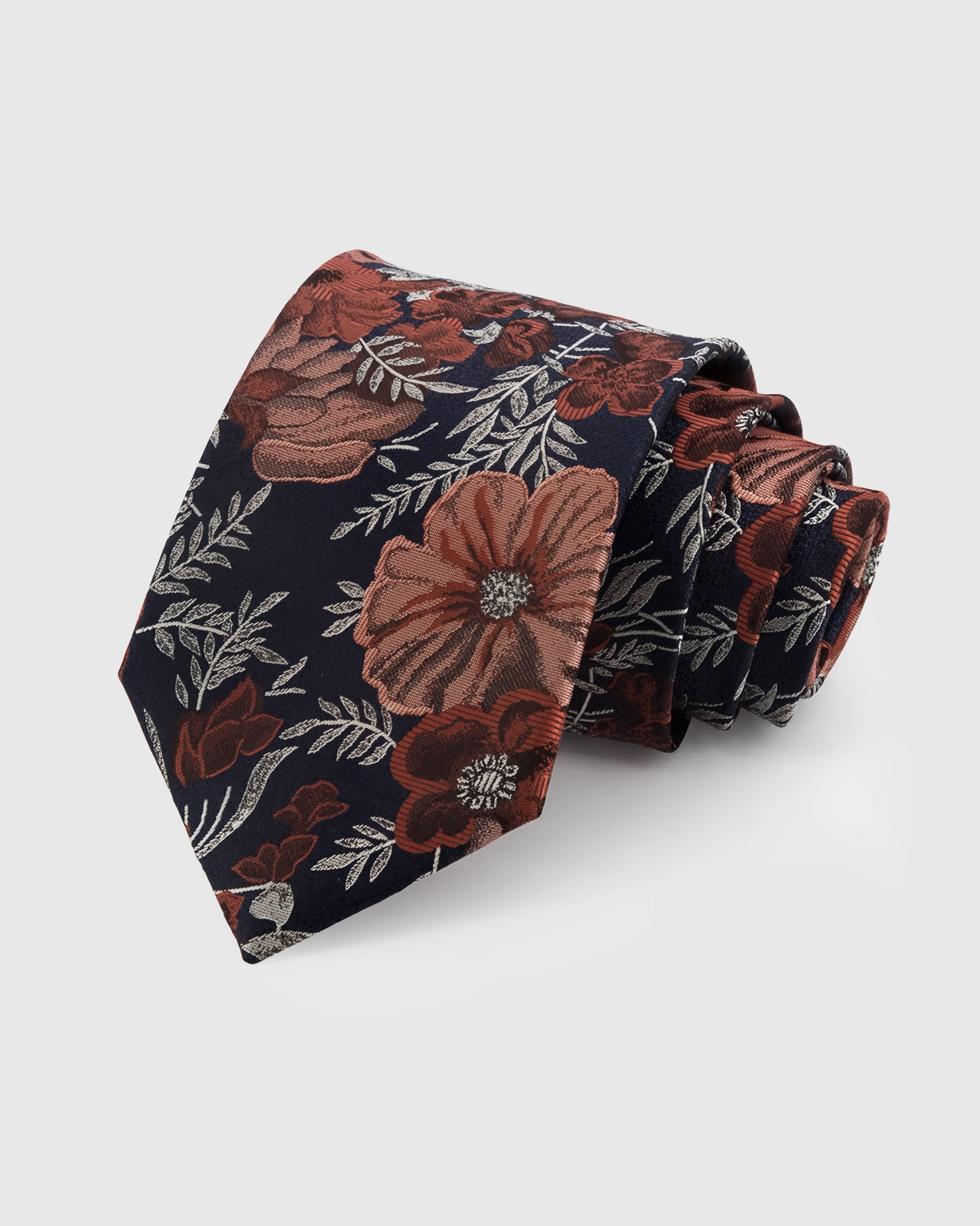 MIDNIGHT PEONY TIE