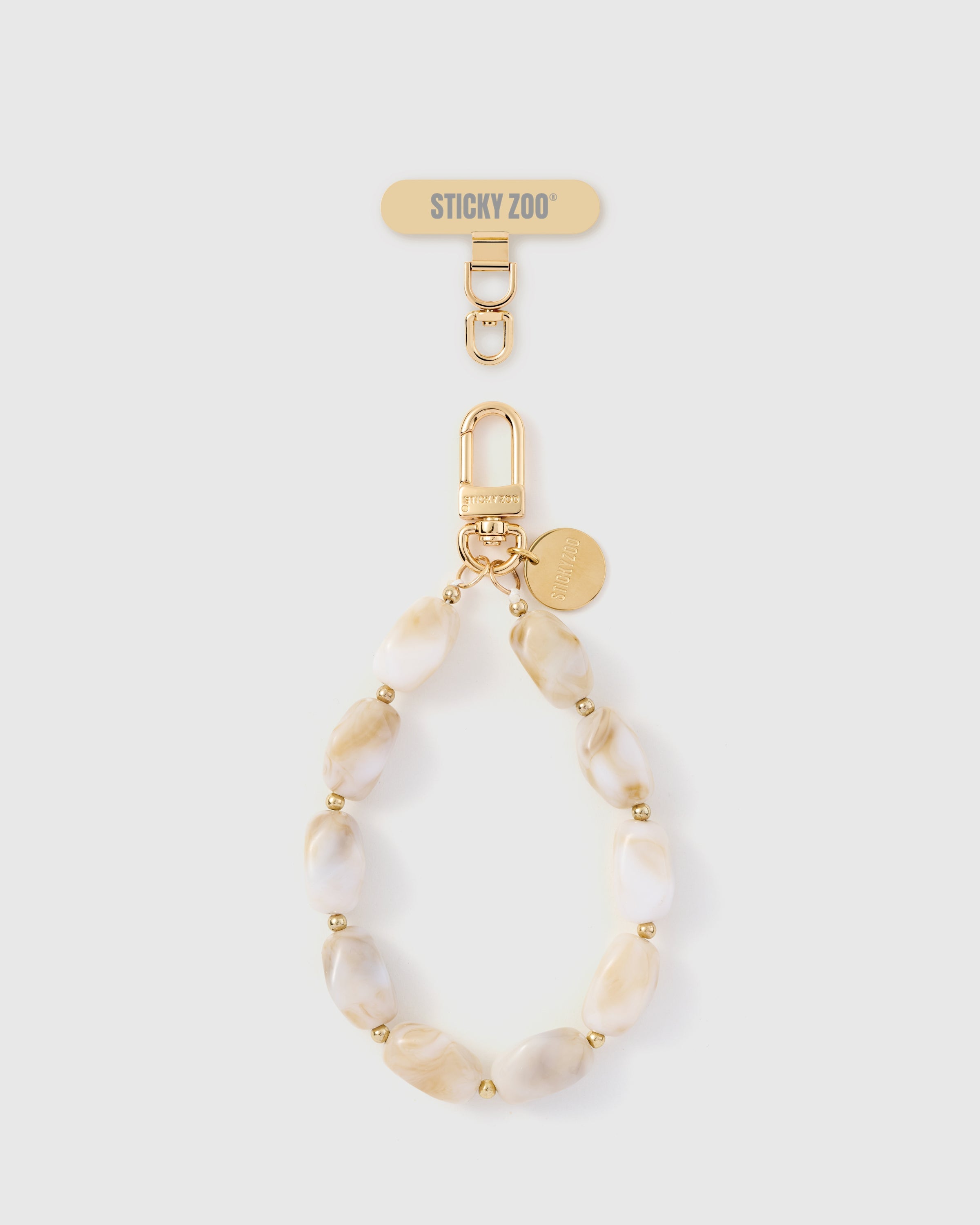 AMBER MARBLE PHONE STRAP