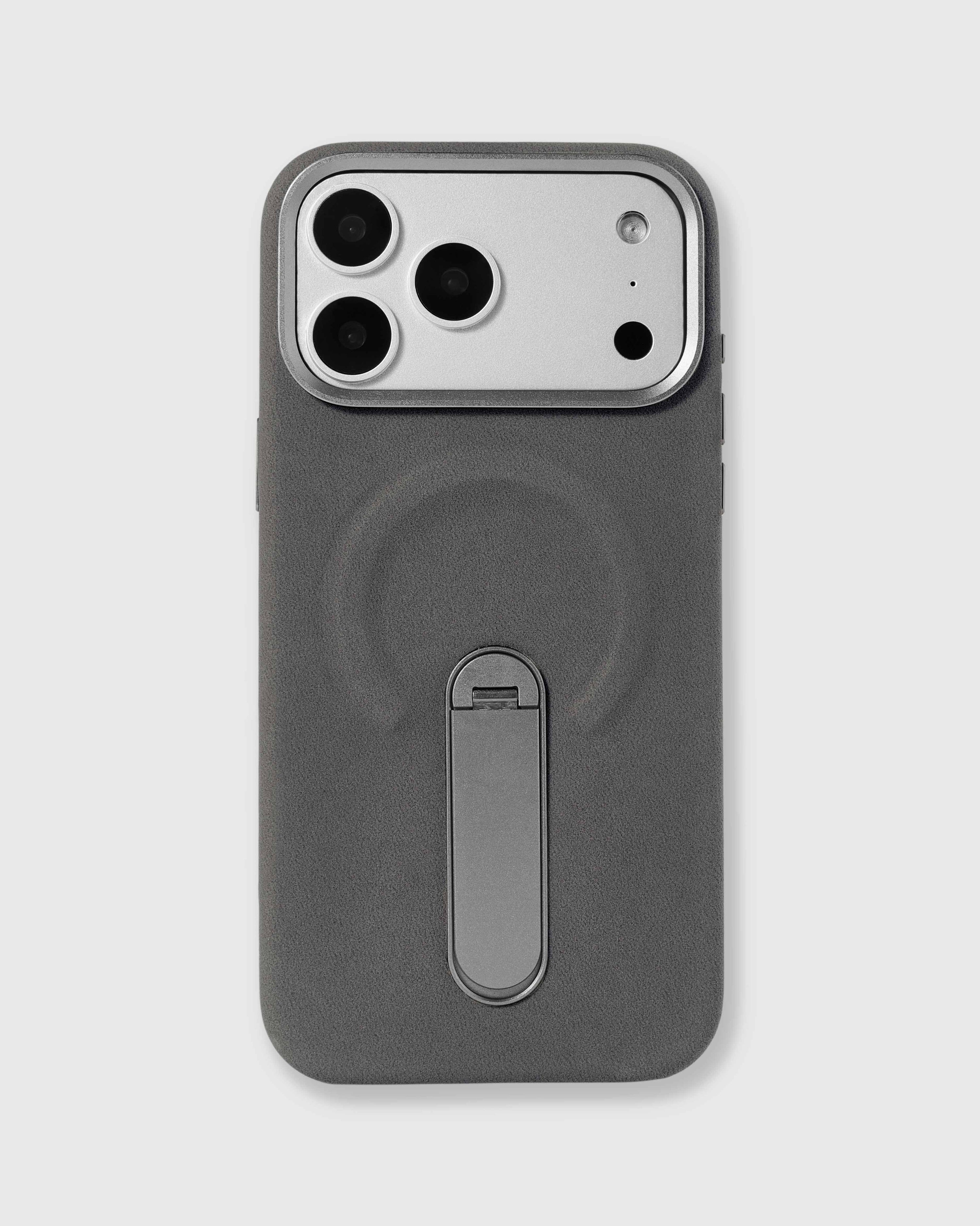 STAND PHONE CASE — BLACK