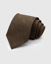 BRONZE GEOMETRIC TIE