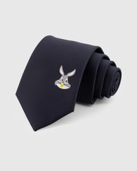 MIDNIGHT RABBIT TIE