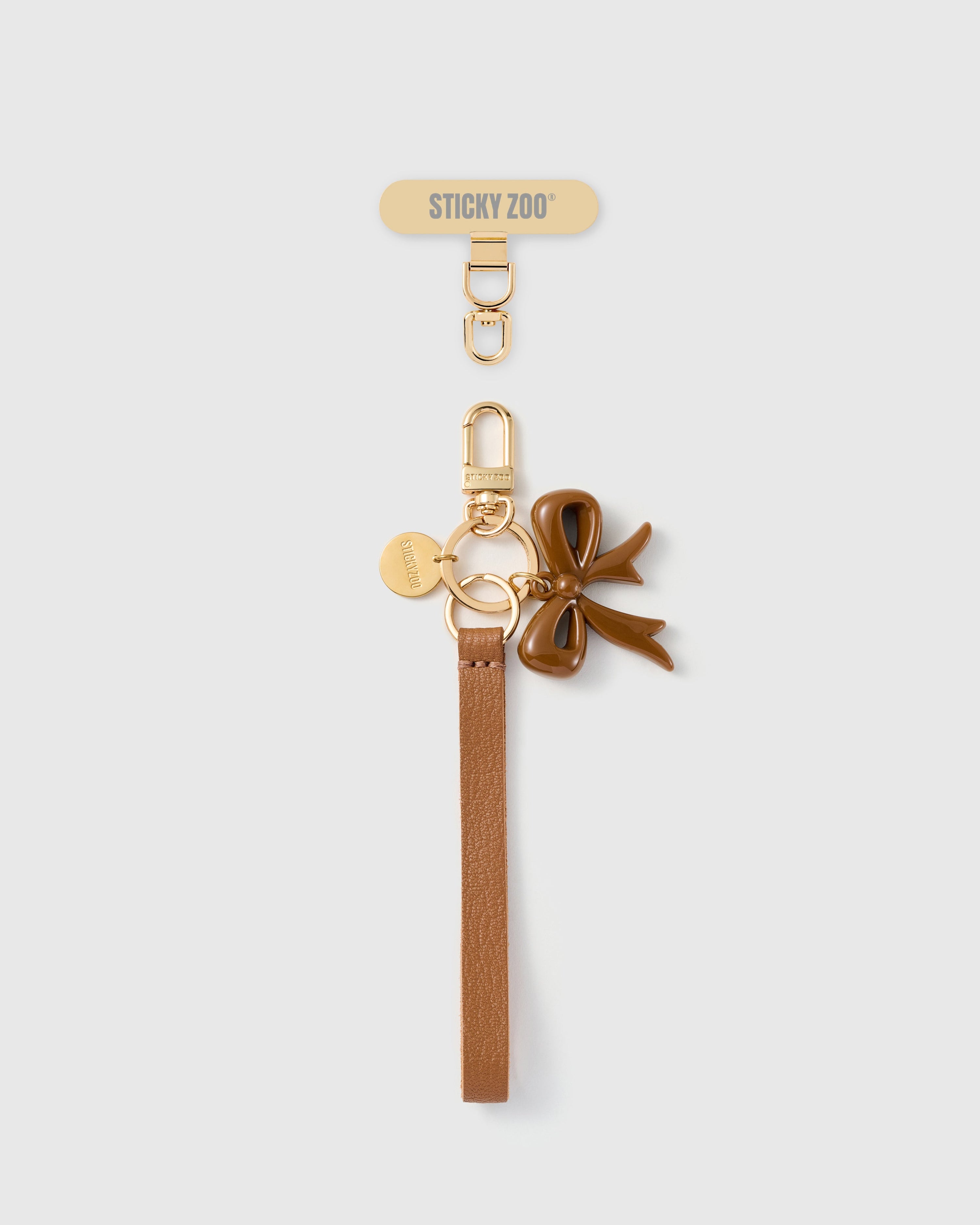 HAZEL BOW NA LEATHER NA STRAP PARA SA TELEPONO