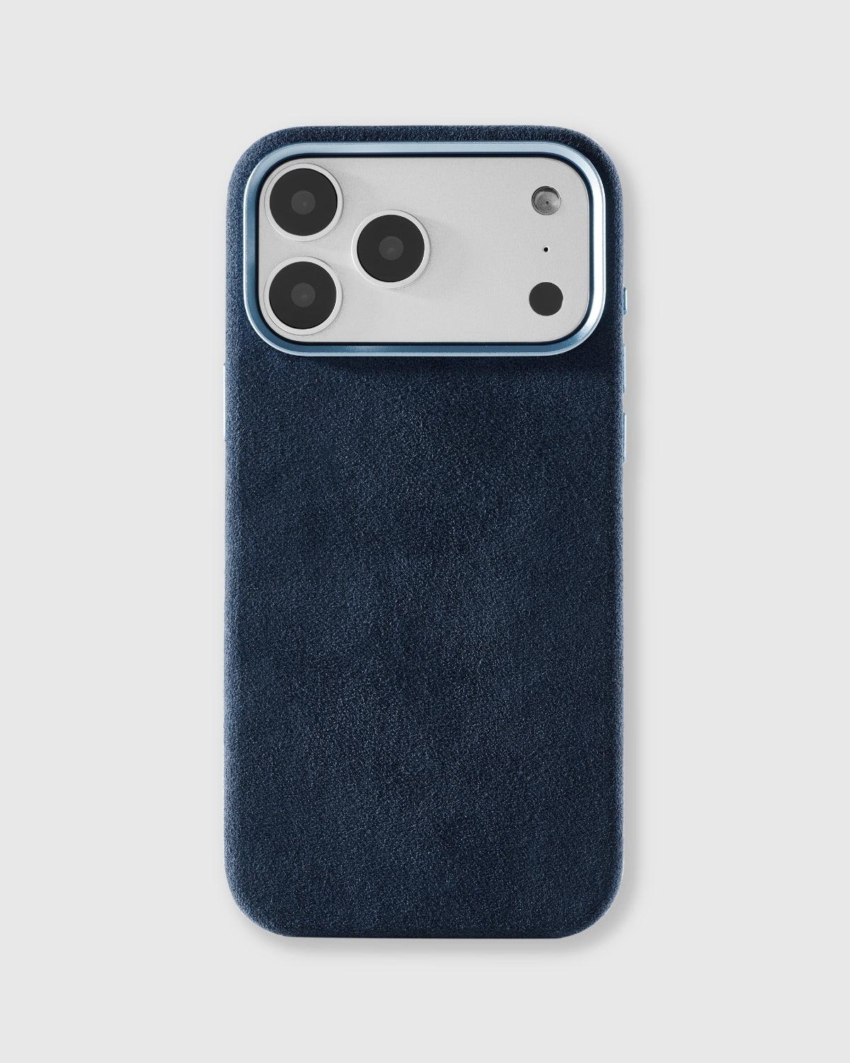 ALCANTARA PHONE CASE — COBALT