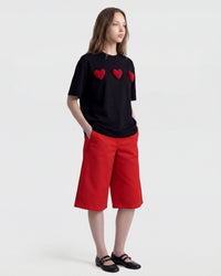 TRIPLE HEART T-SHIRT